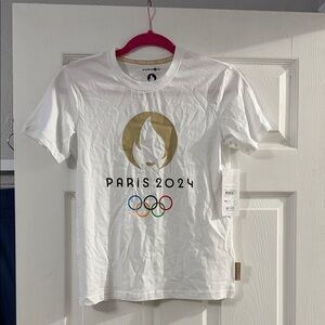 Official Paris 2024 White Tee with Event Logo